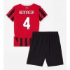 AC Milan Ismael Bennacer #4 Heimtrikot 2024-25 Kurzarm (+ kurze hosen)